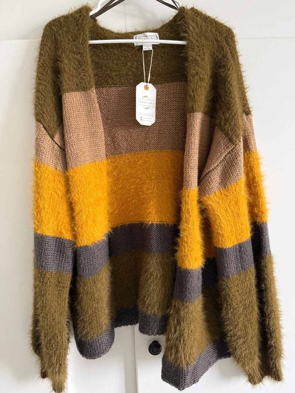 Women’s Striped Oversized Cardigan
